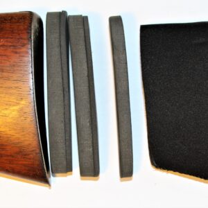 Kolbeforlænger, neopren, sort